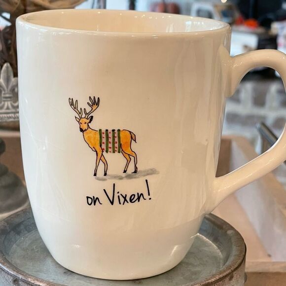 Magenta “On Vixen” Holiday Mug - Picture 1 of 3